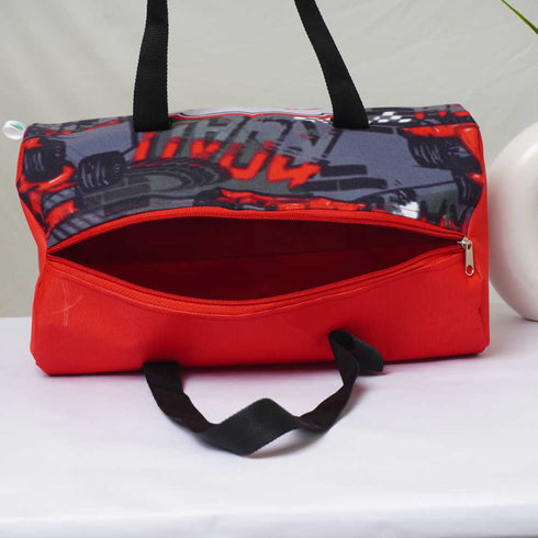 Personalized Car Printed Kids Duffle Bag Gift Combo